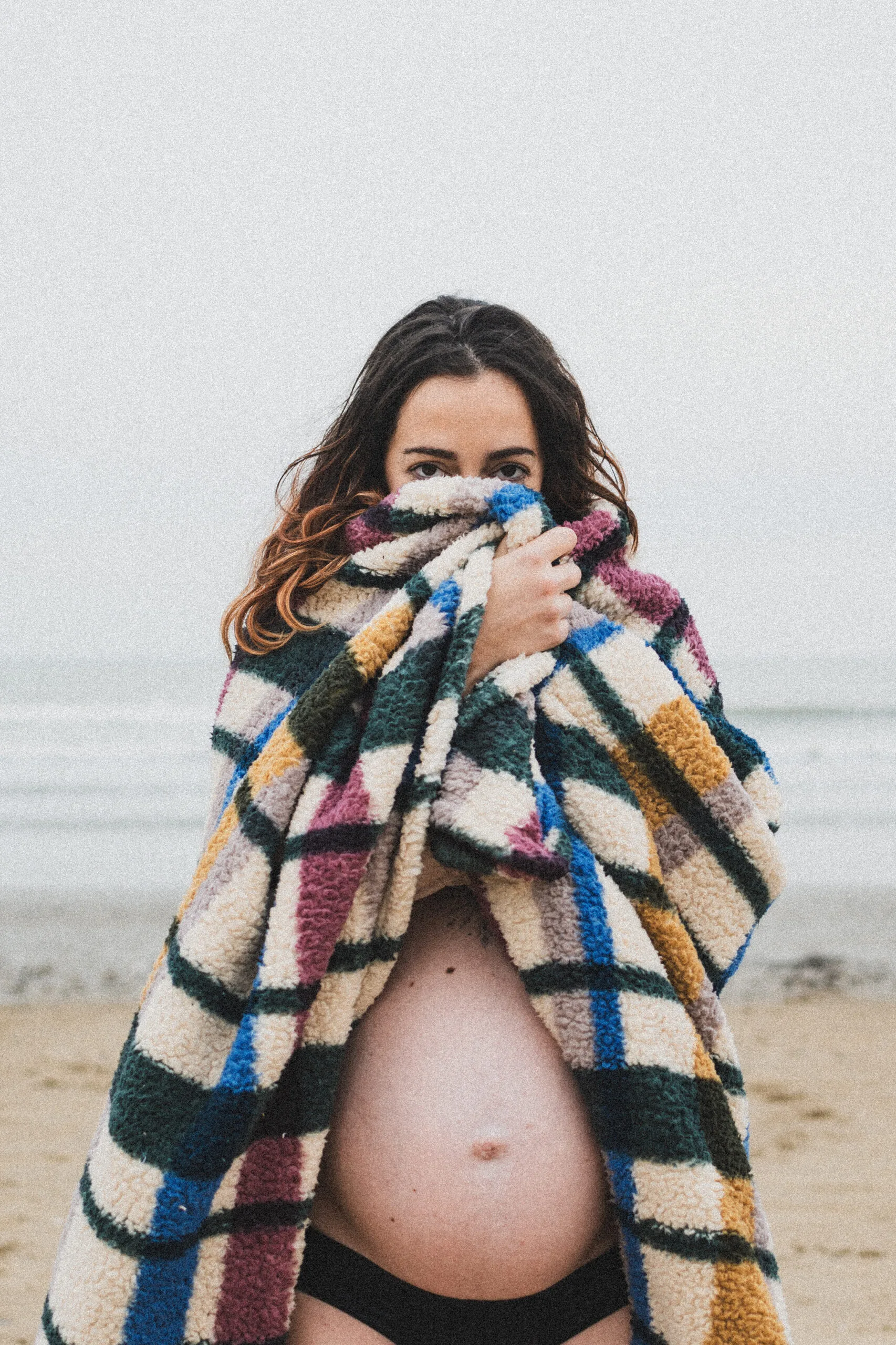 séance photo de grossesse à la plage