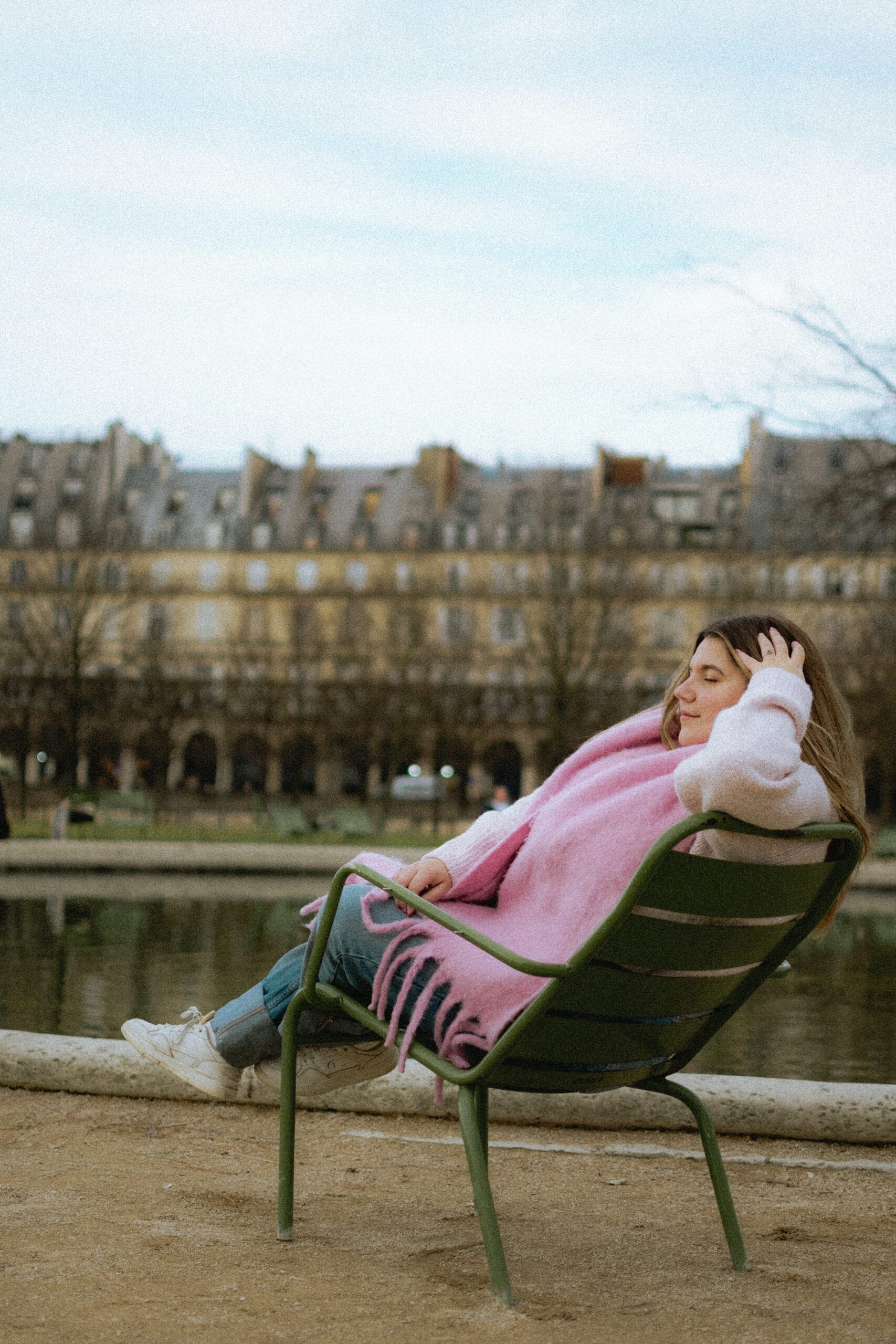 portrait, parisienne, douceur, rétro